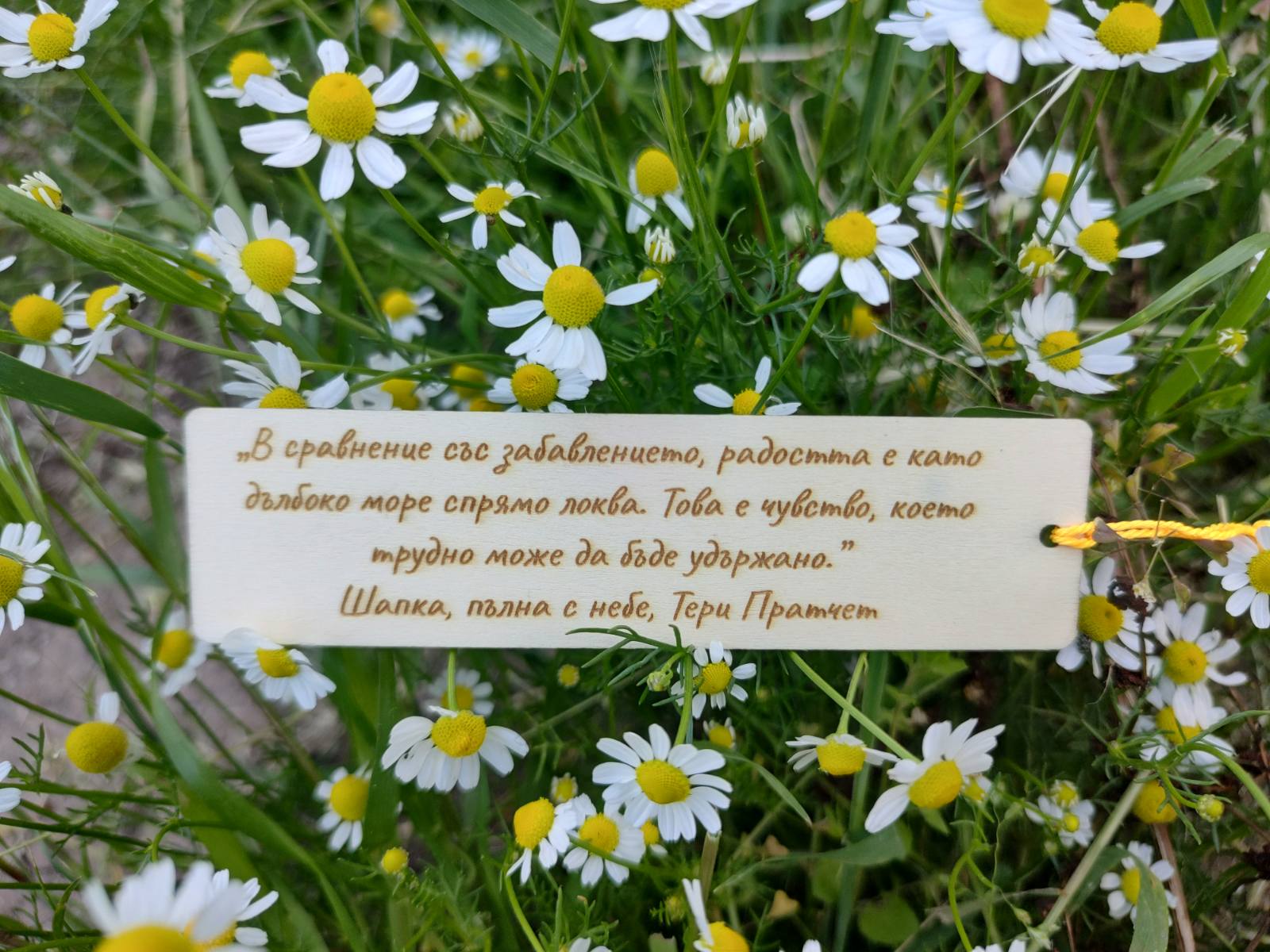 Книгоразделител "Магията на думите" - вълшебство от дърво - Image 7