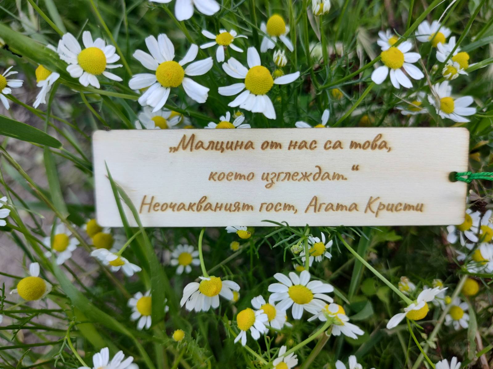 Книгоразделител "Магията на думите" - вълшебство от дърво - Image 10