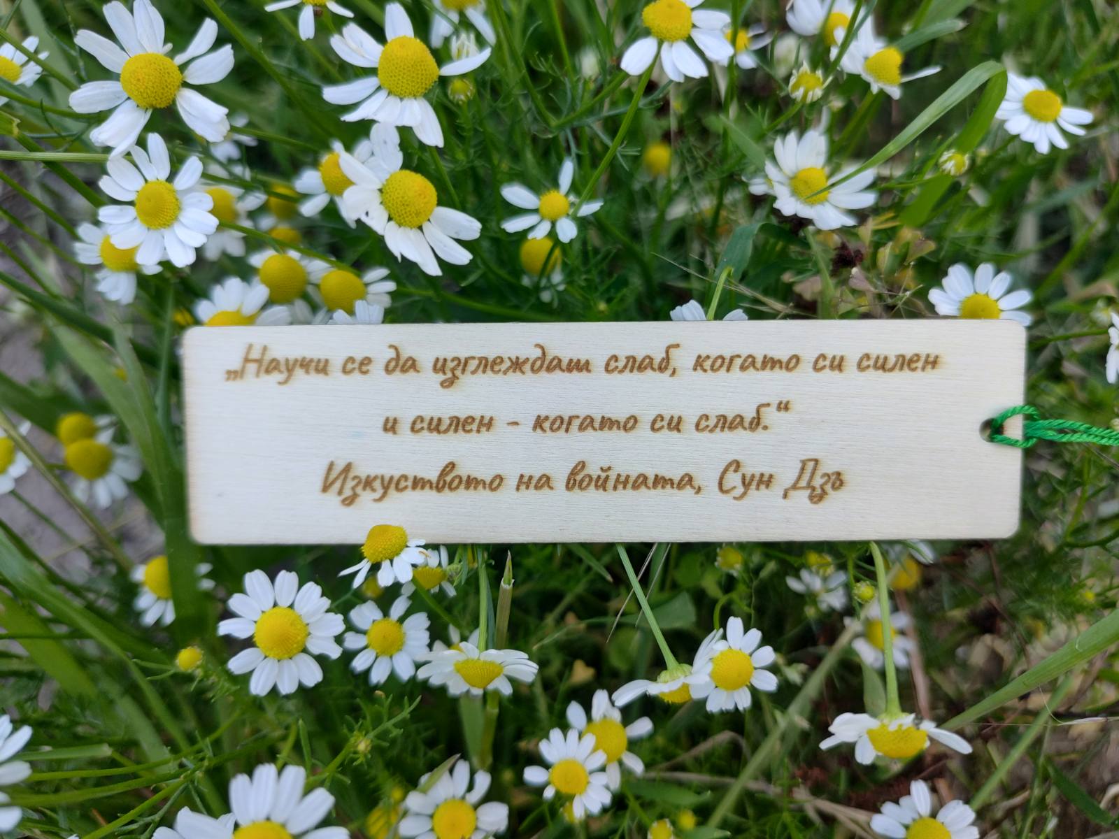 Книгоразделител "Магията на думите" - вълшебство от дърво - Image 15