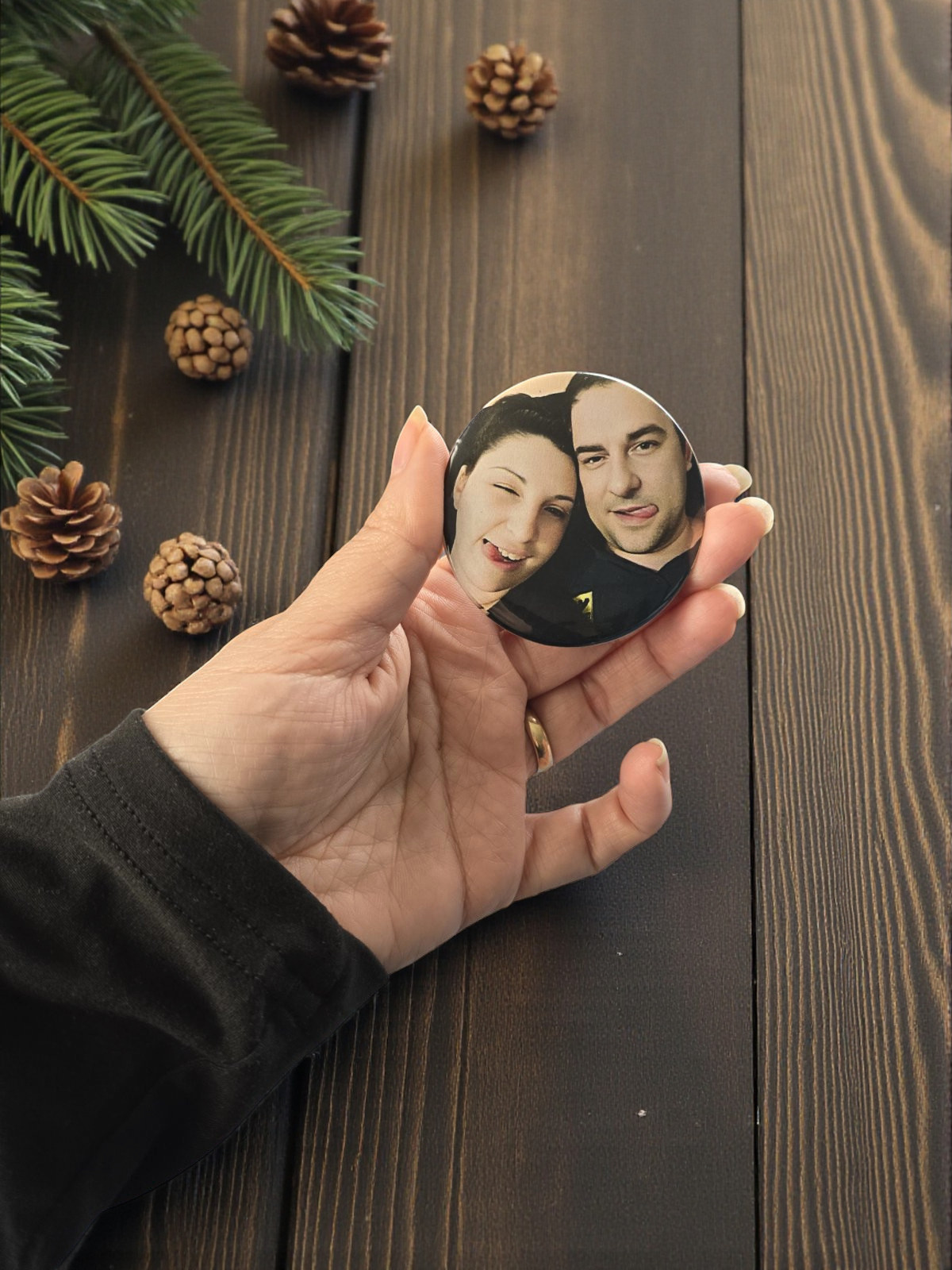 Комплект стоманени магнити със снимка – „Спомените, които остават“ - Image 2